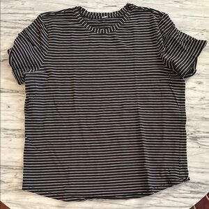 Black and White Striped T-Shirt